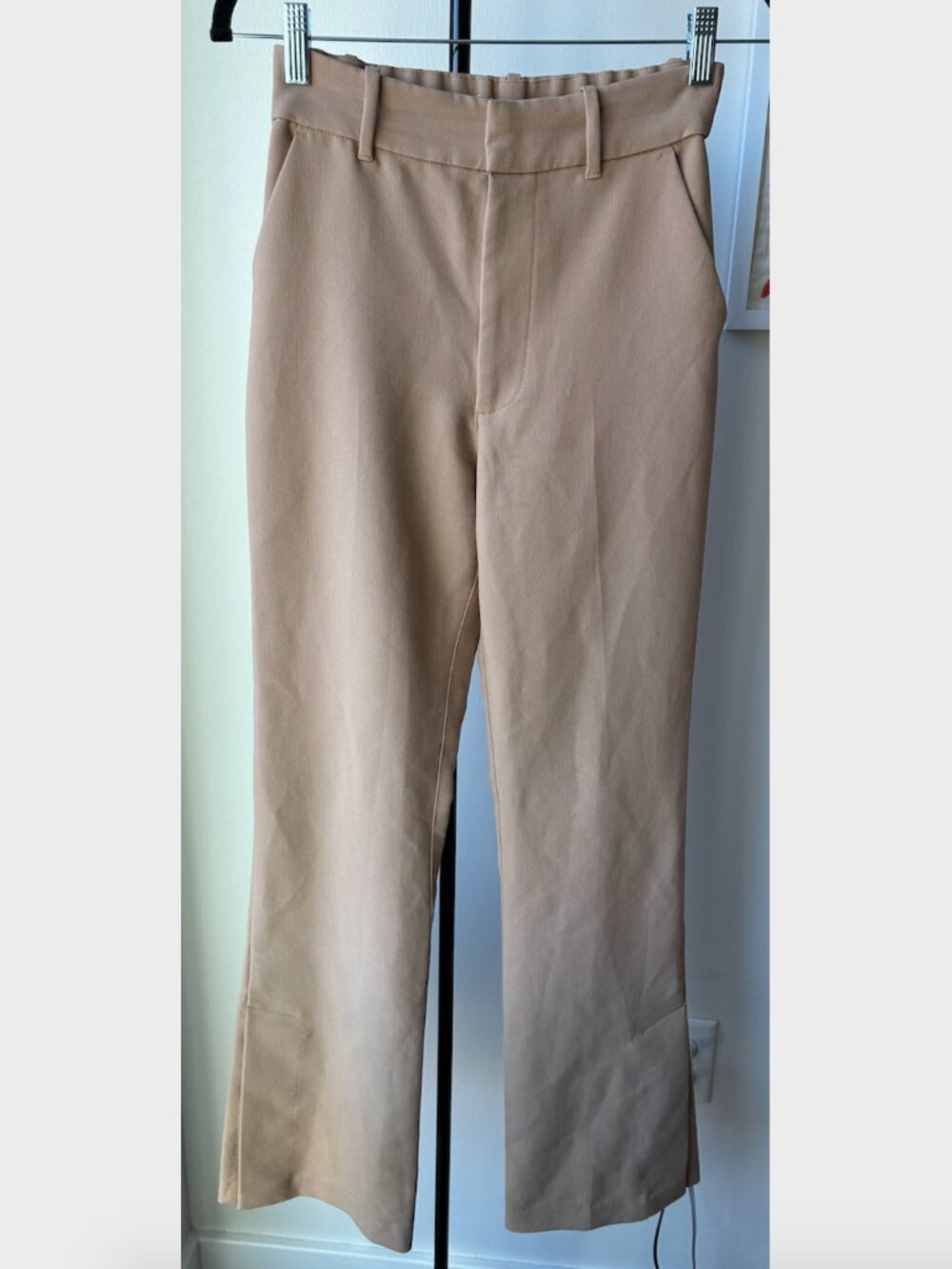 Abercrombie & Fitch Tailored Flare Split-Hem Pants in Brown - Size 25/0